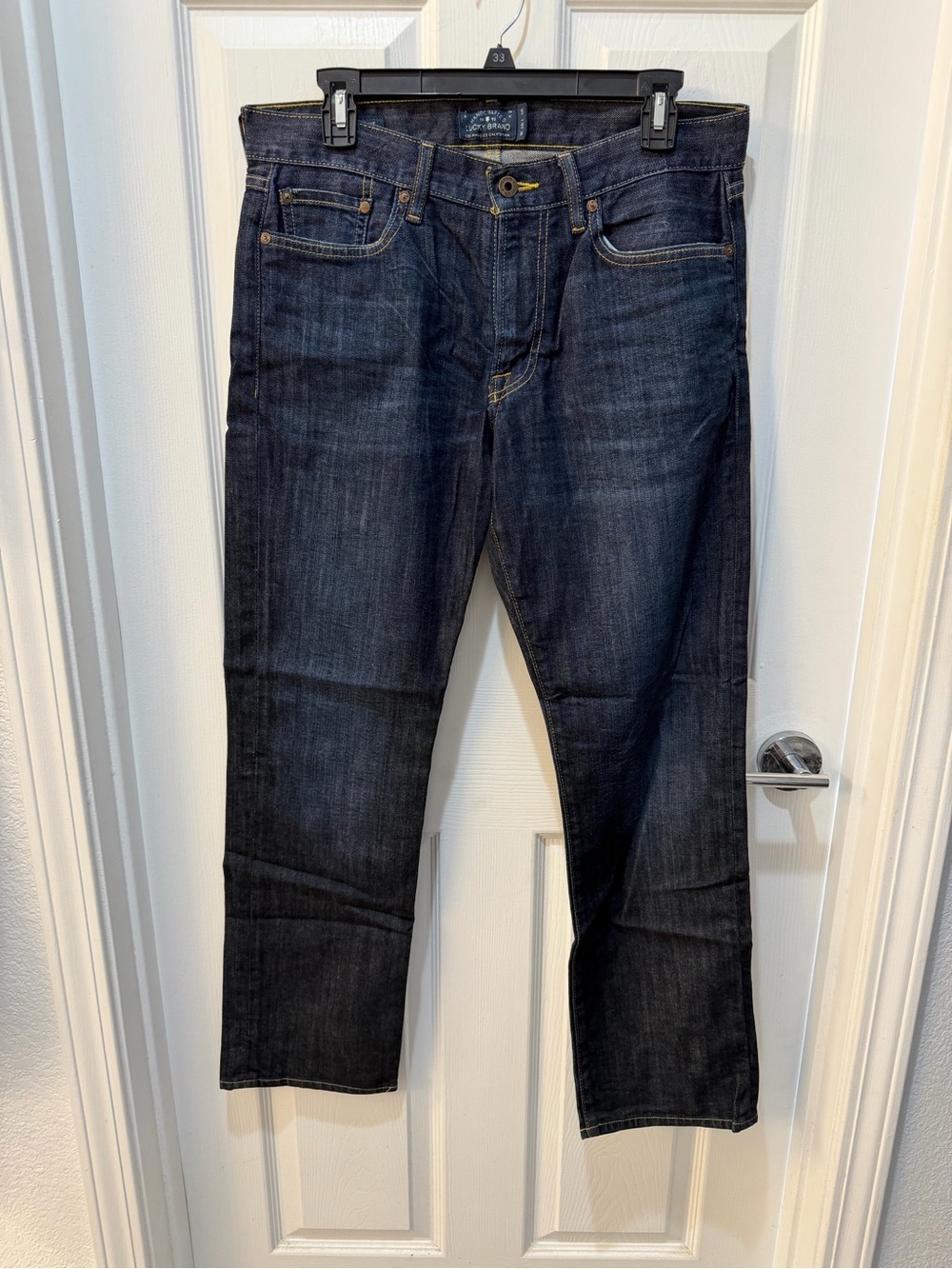 Lucky Brand Men’s Straight Jeans - Dark Blue
